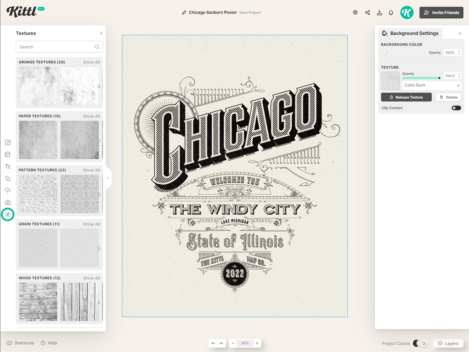 How to Easily Make Vintage Sanborn - 93fc1f81 Ced5 473a B94a 94c1ea788b61 Kittl 09 Colors And Textures 