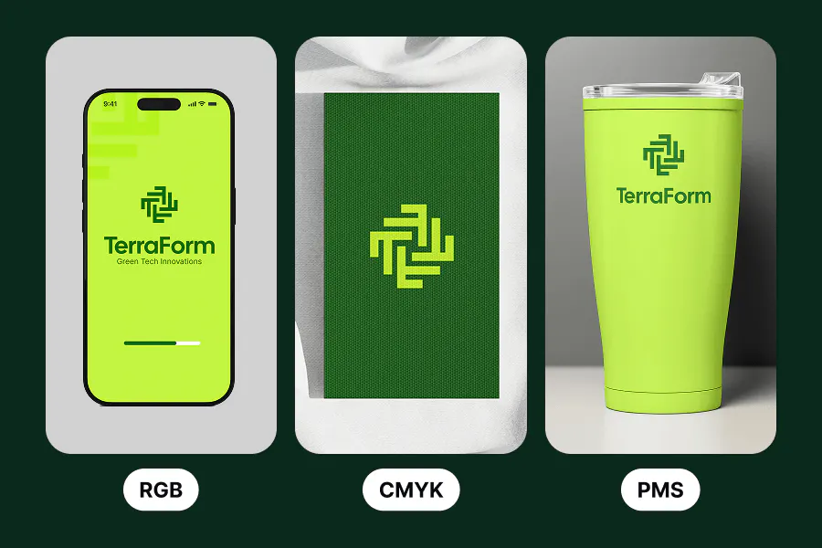 Always use the right color mode for your project from the beginning - RGB for digital, CMYK for prints, Pantone for branding - Kittl