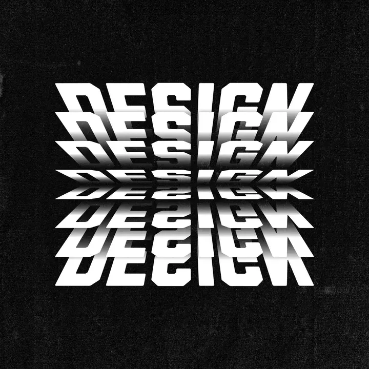 Flip text effect t-shirt design template by Kittl