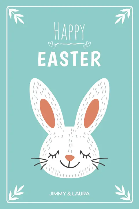 Playful illustration Easter Card Jimmy Design Template by Harbros Studio - Kittl