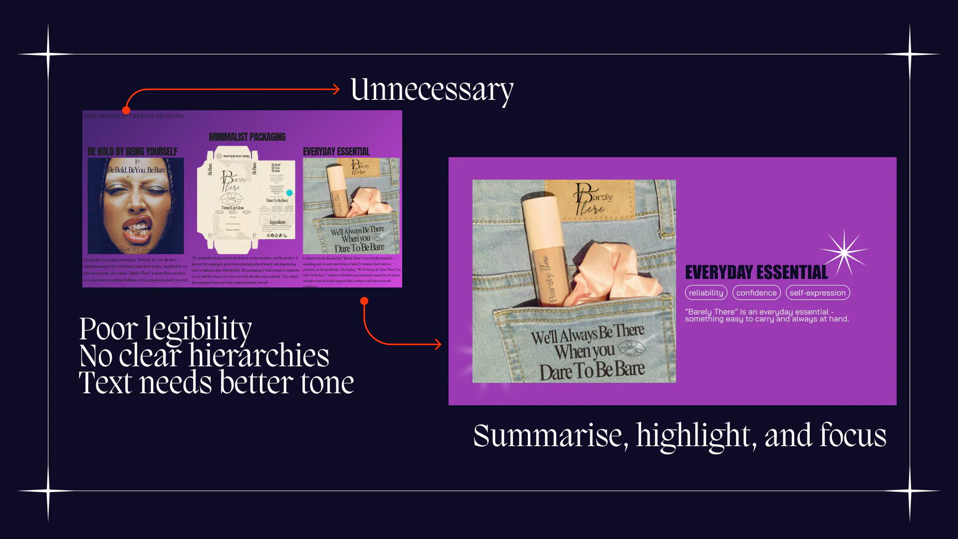 Structure your design portfolio