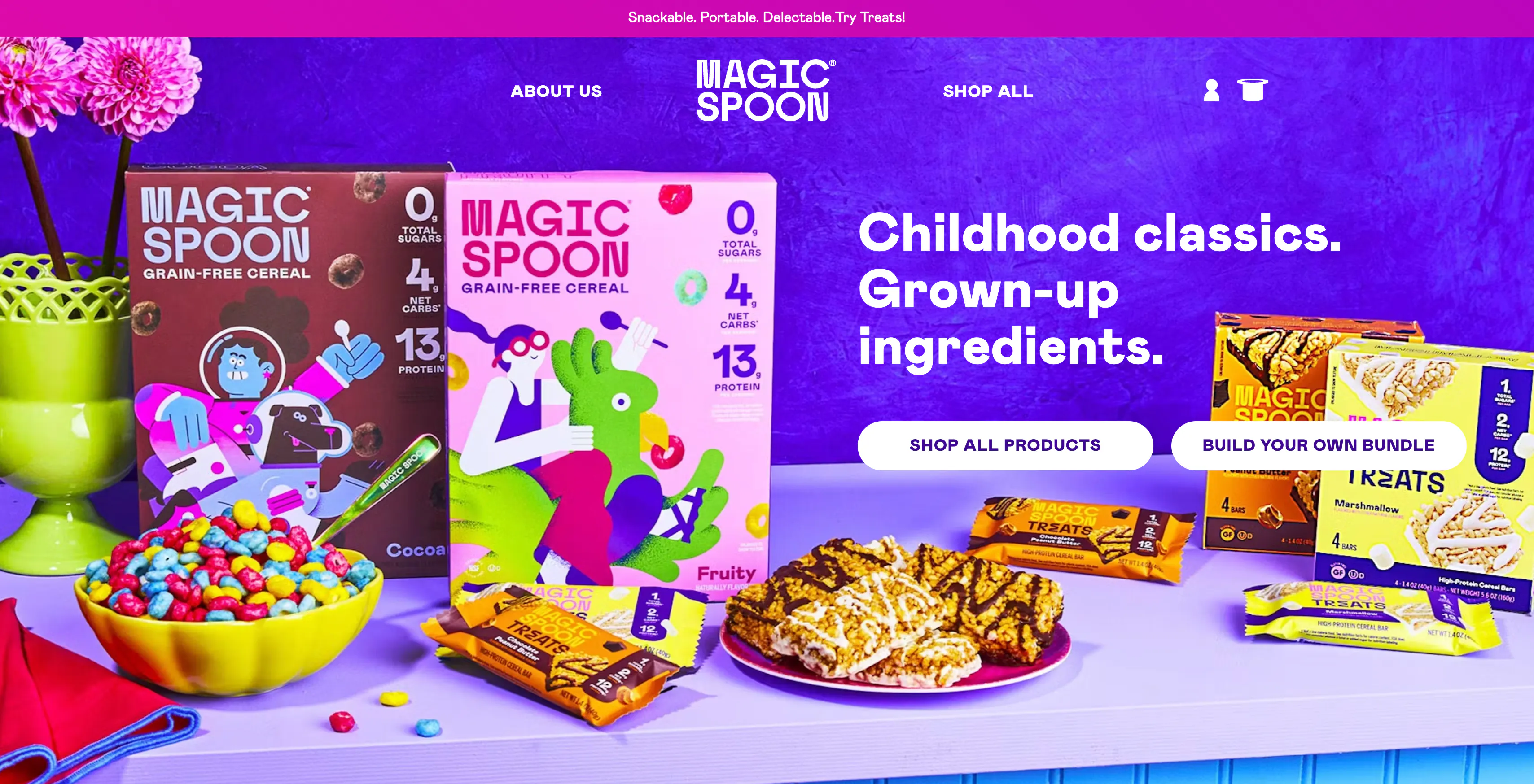 Magic Spoon brand colors