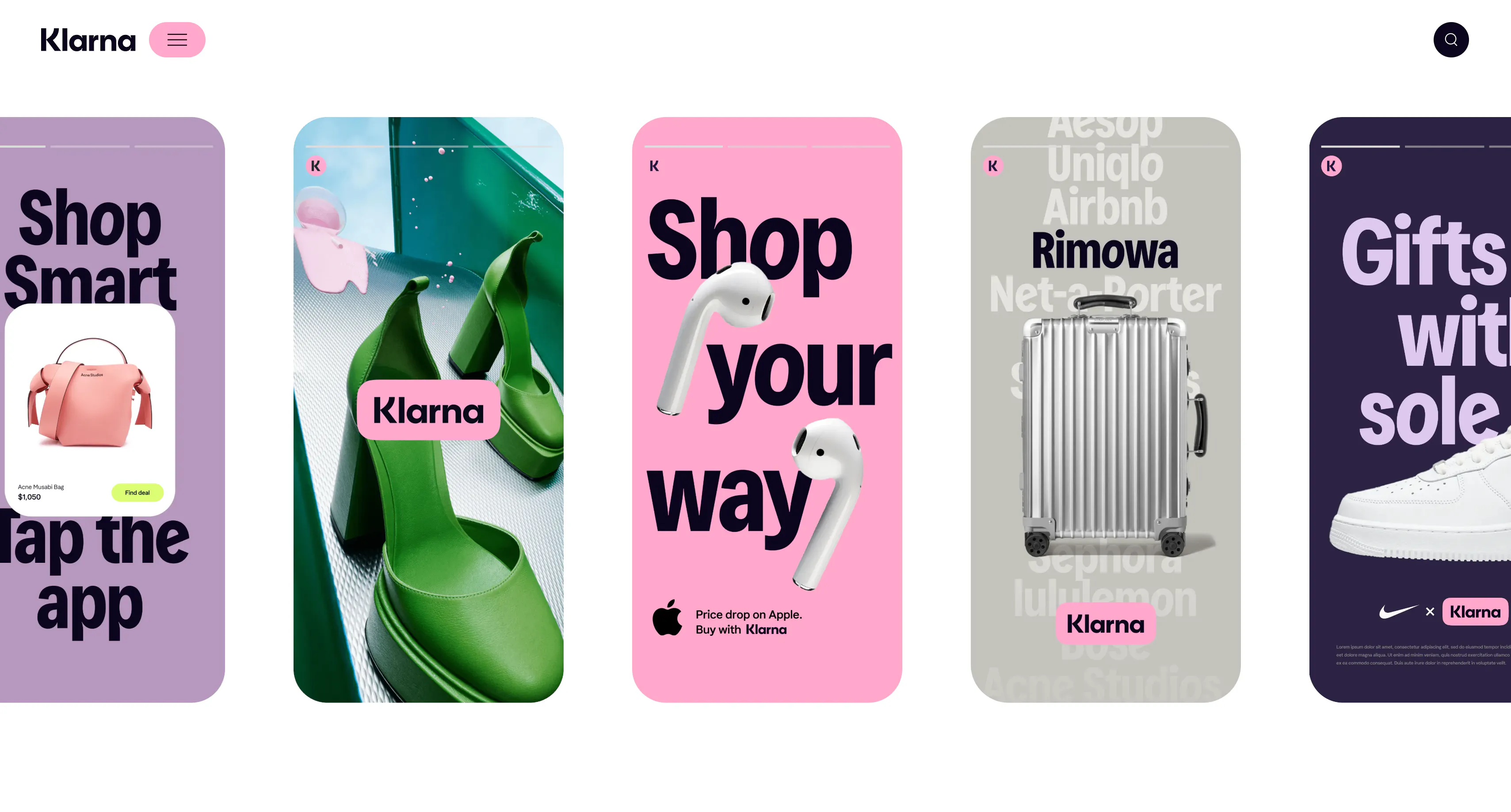 Klarna brand colors explained