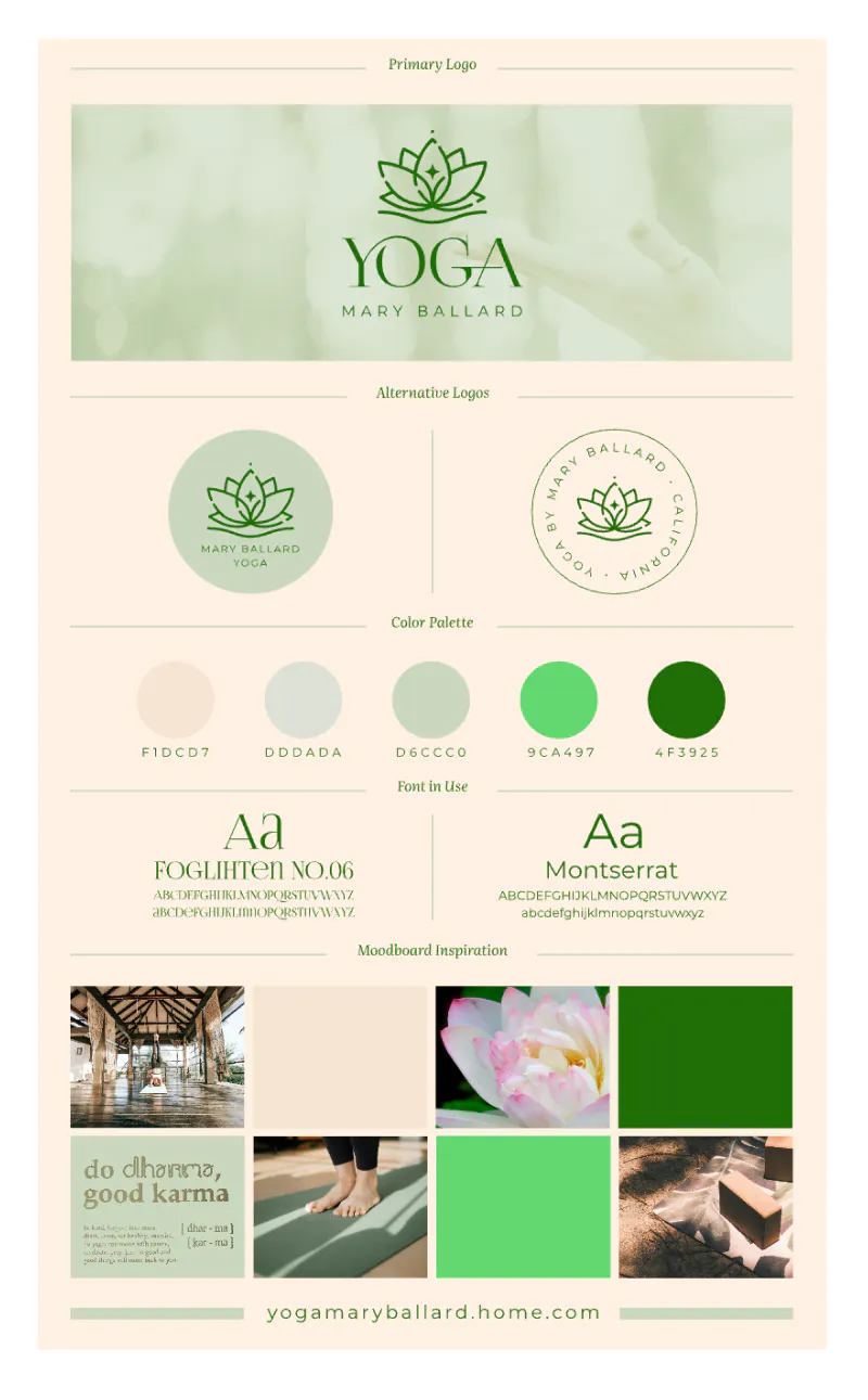 Bad brand color palette example