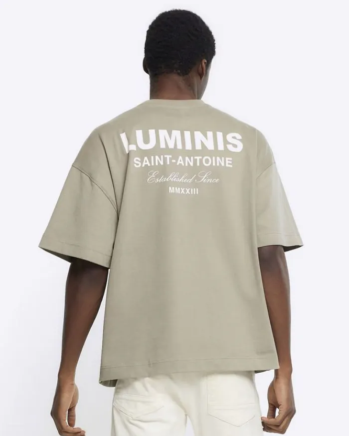 Minimalist font design trend on a T-shirt