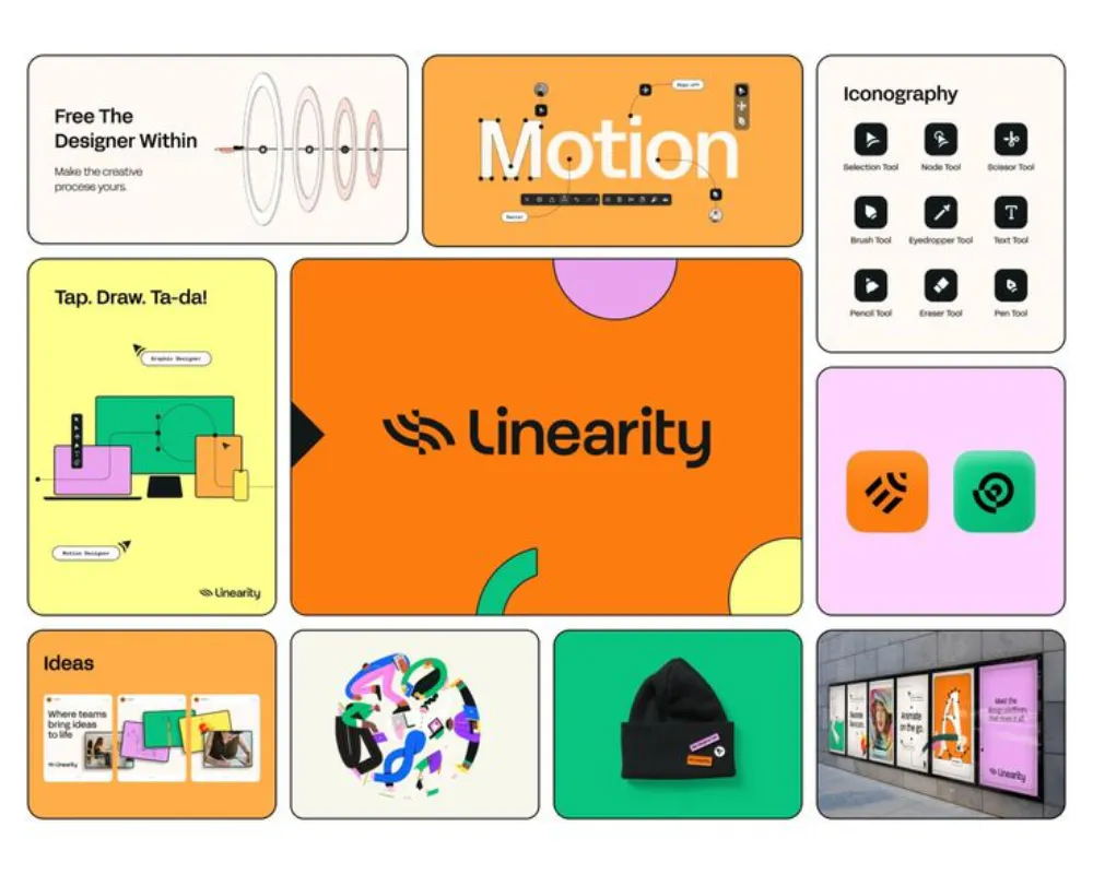 Bento style graphic design