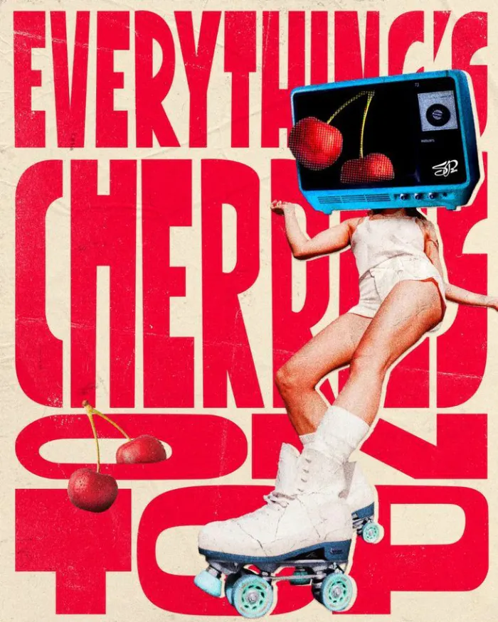 Surrealism graphic design poster