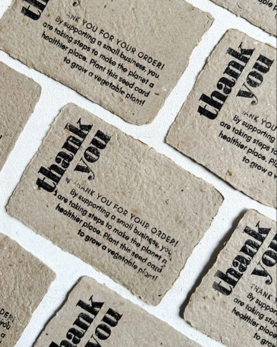 Rough and textured graphic design style packaging