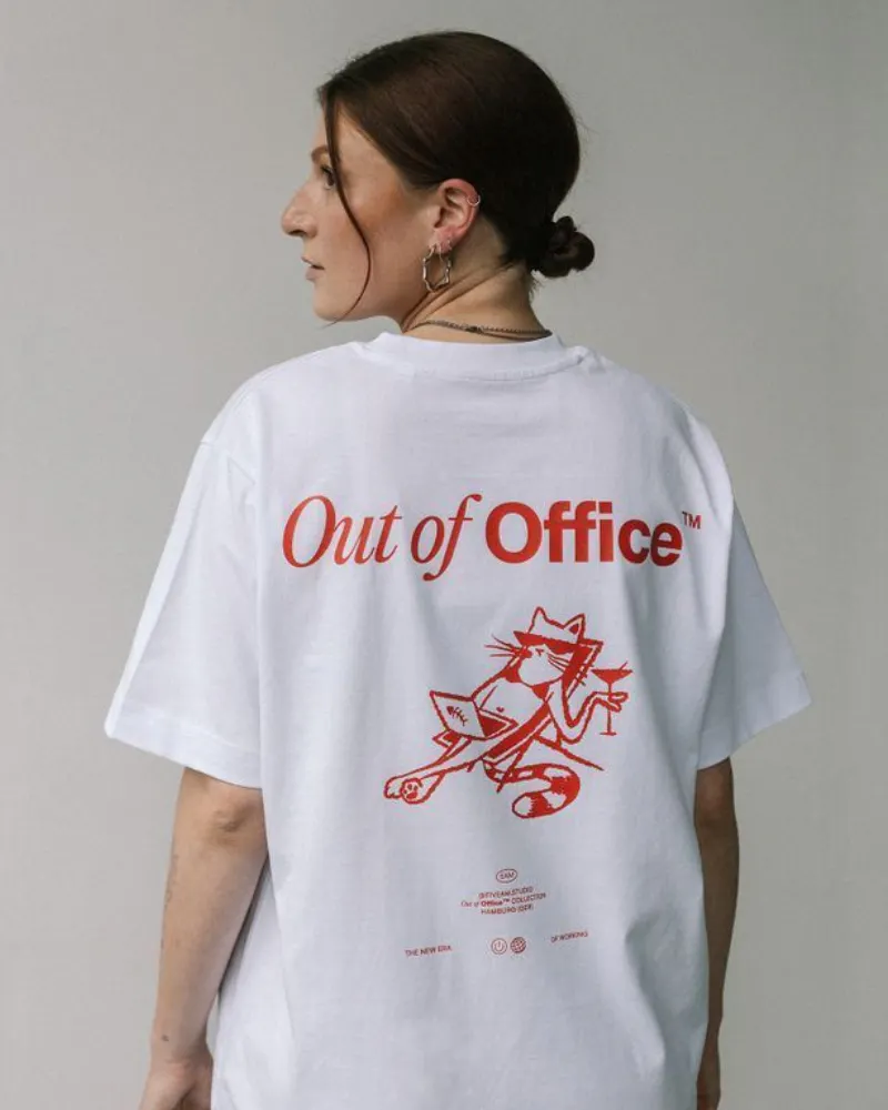 Doodle art graphic design trend on a T-shirt