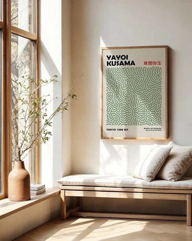 Japandi style poster print