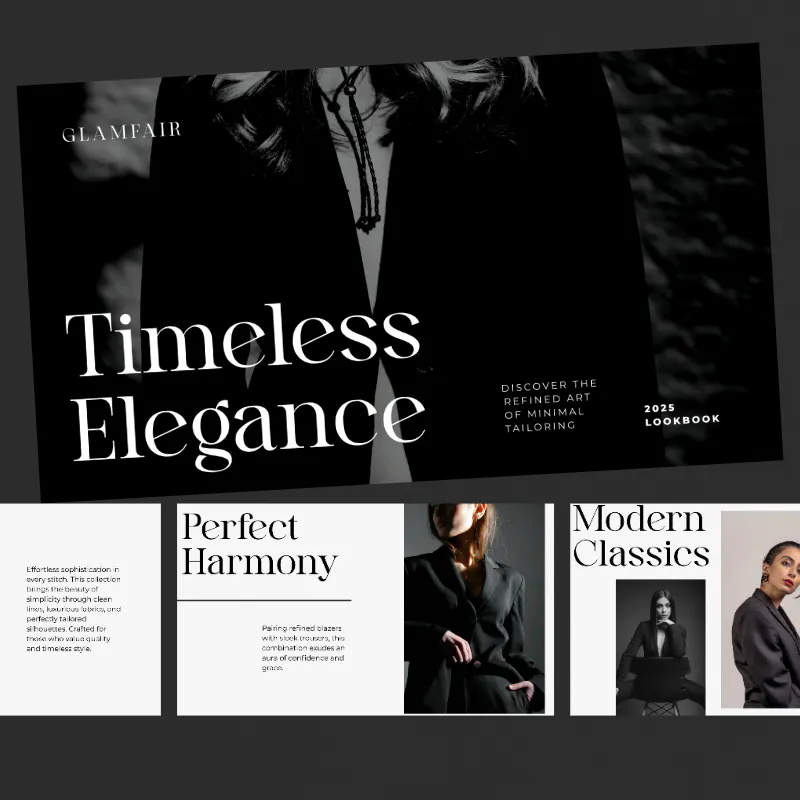 Black and white graphic design in branding