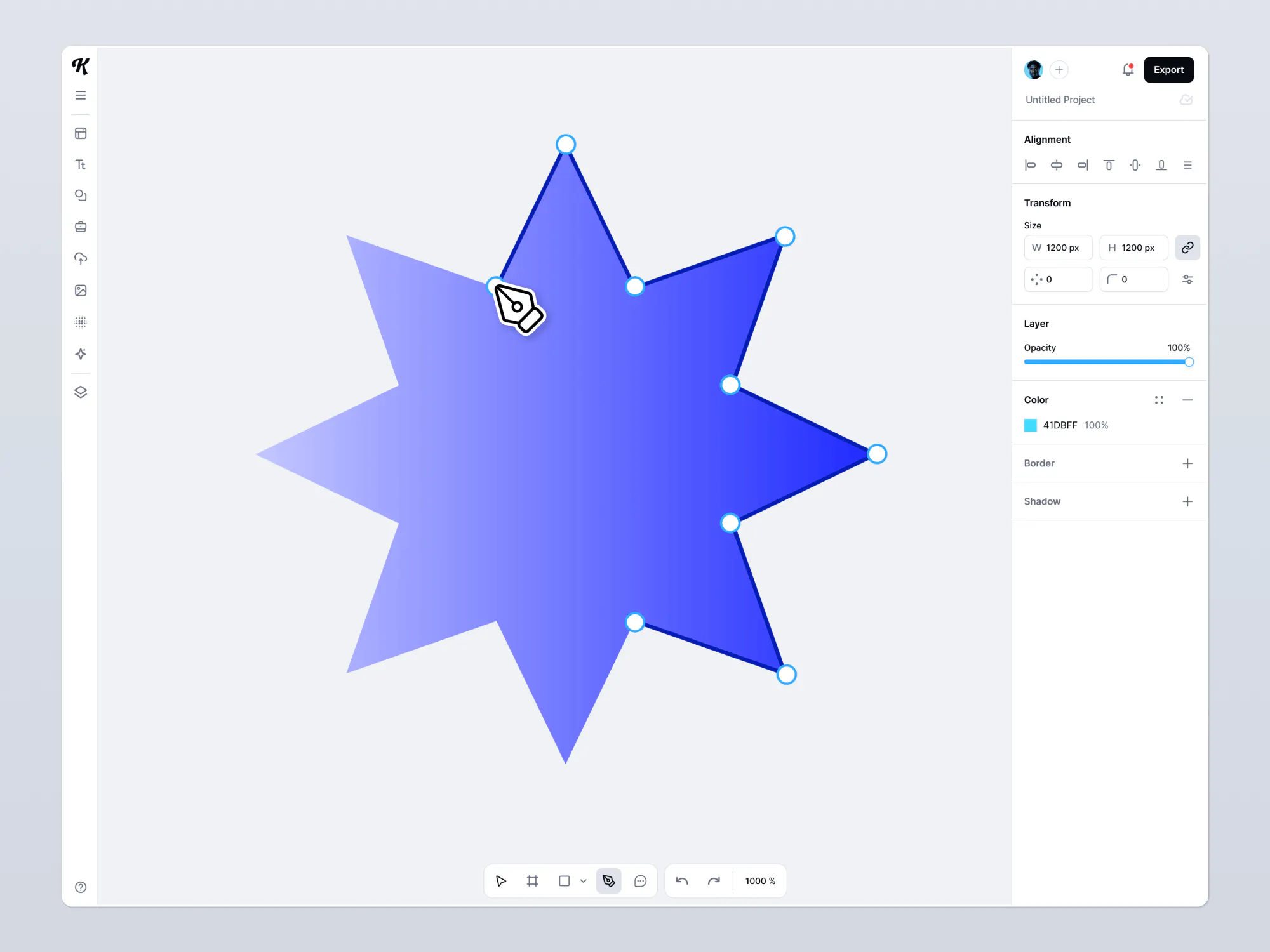 Vector Editing-anchor point controls