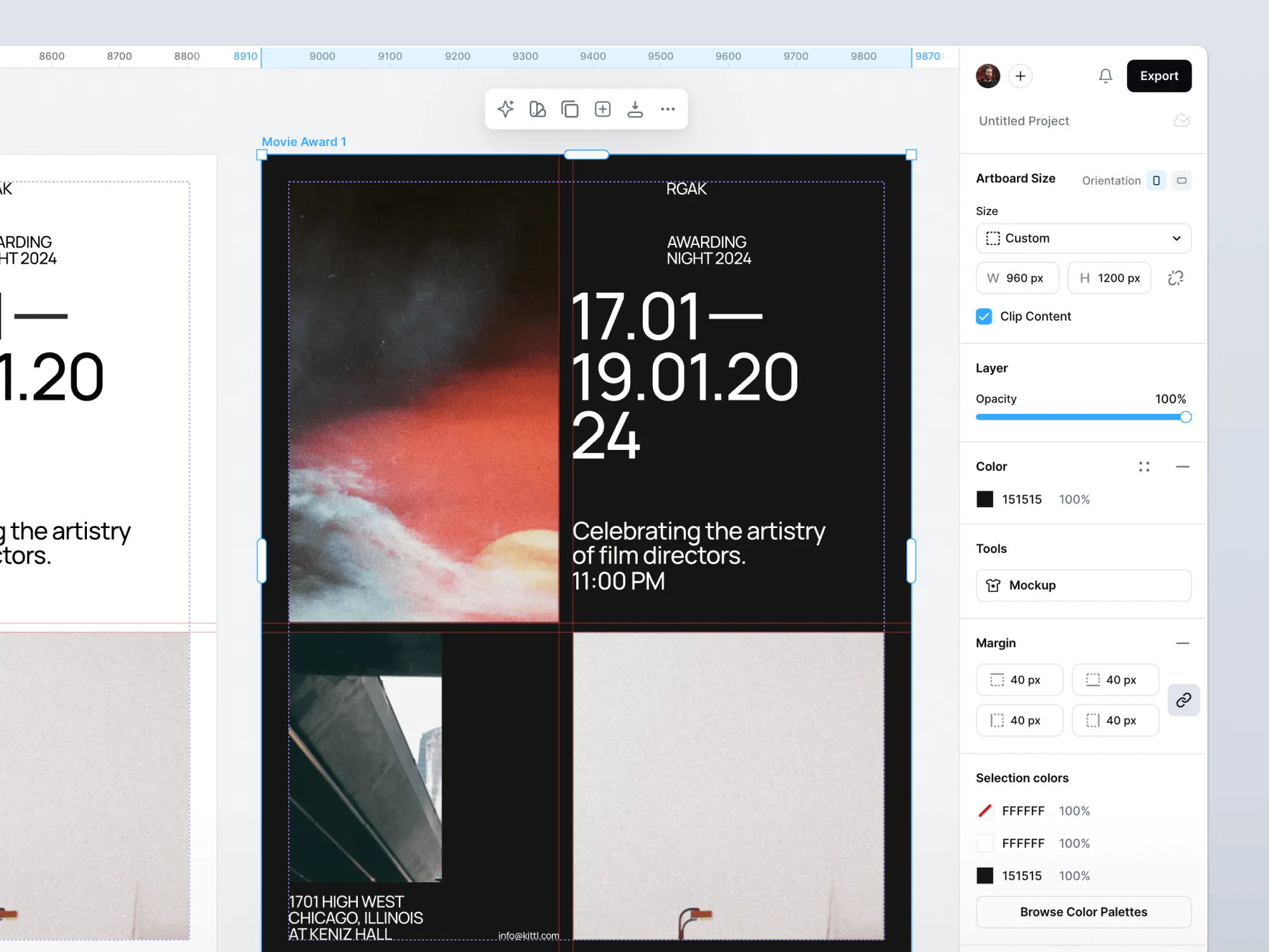 Layout tools: rulers and guides, grids, and margins for precise layouts ...