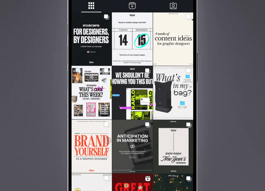 How to design a content that looks good in 1x1 and 4x5 - Kittl