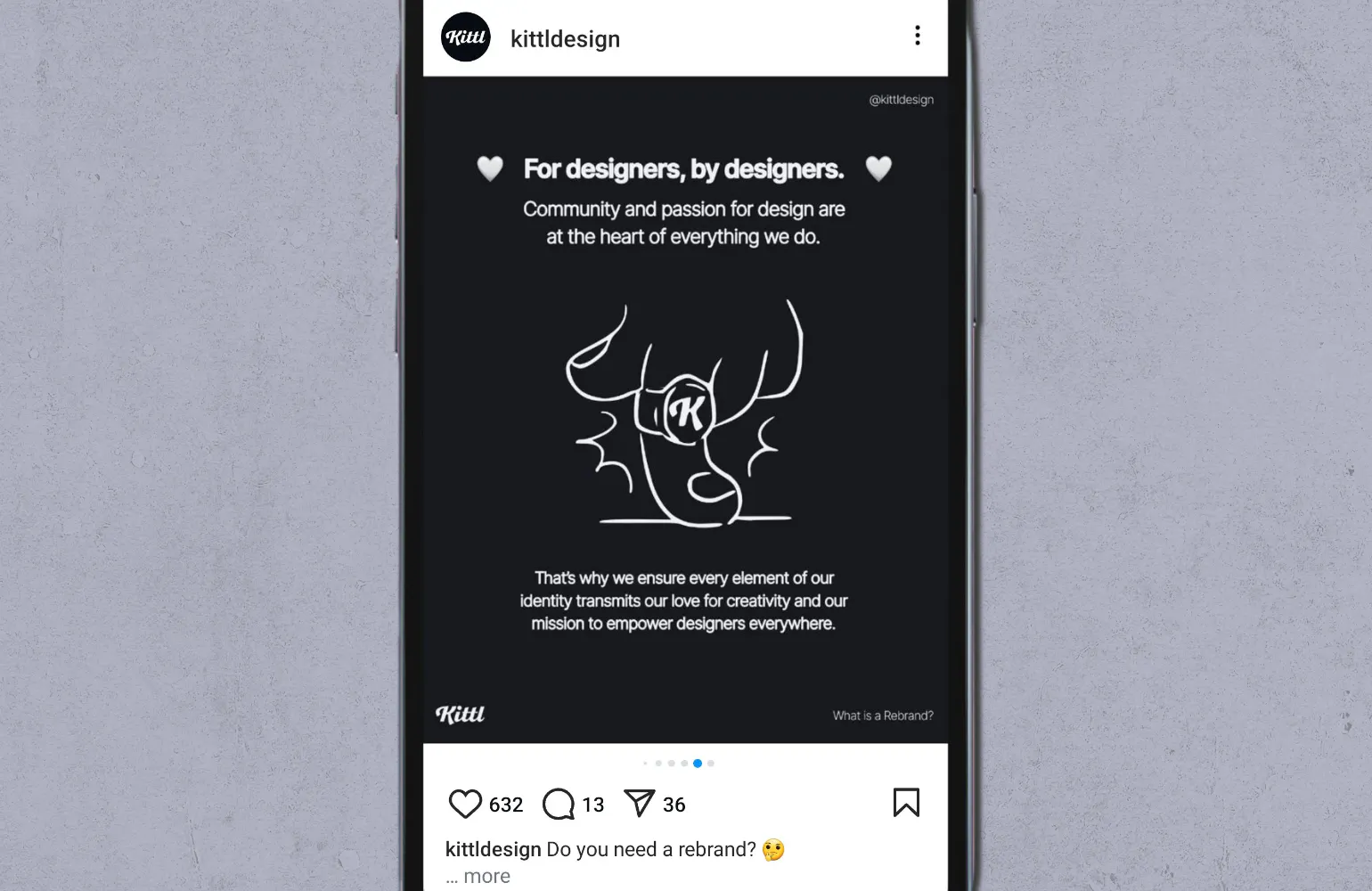 Kittl brand identity example