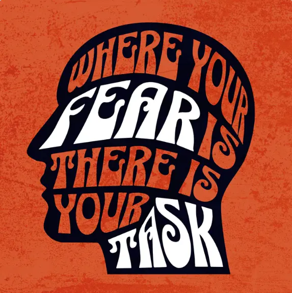 Silhouette typography lettering poster design template by Kittl based on Kittl Youtube Tutorial