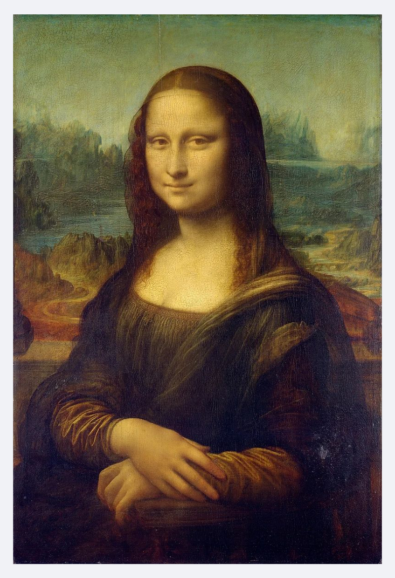 Renaissance art example of the Mona Lisa