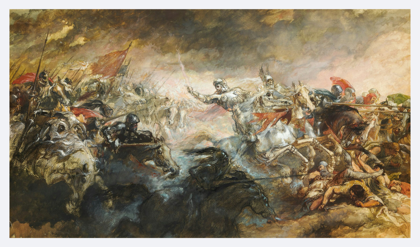 "The Phantom Horseman" by Sir John Gilbe