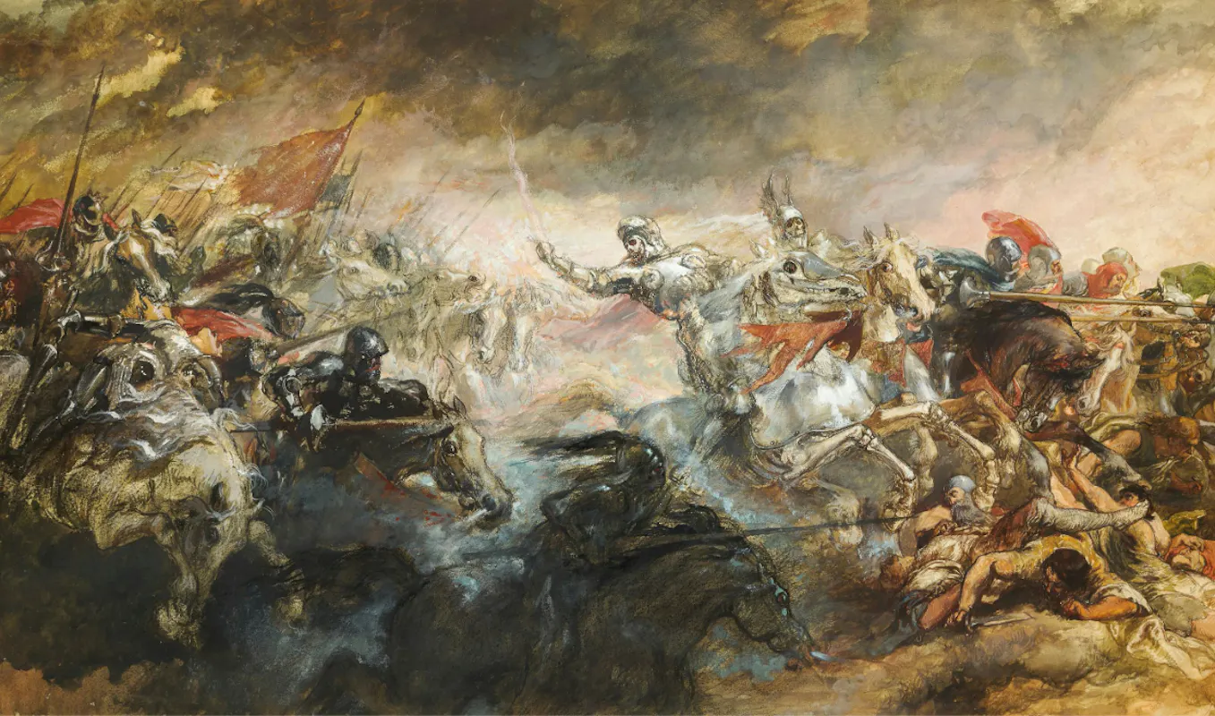 "The Phantom Horseman" by Sir John Gilbe