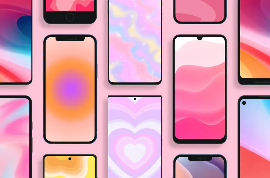 Many ways you can use your preppy background across different devices - Kittl