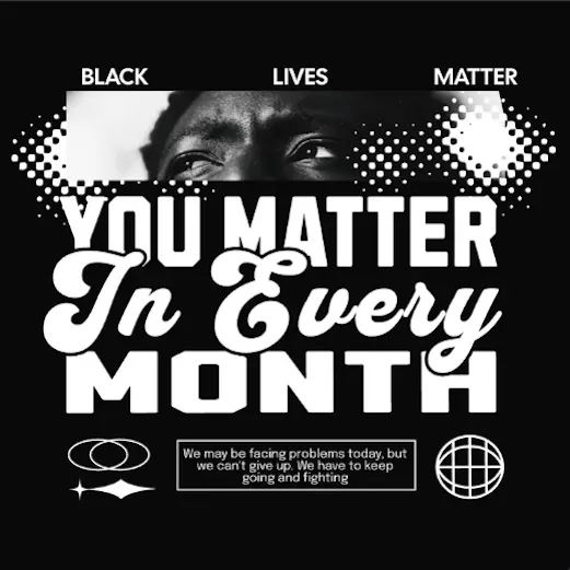 Black history month T-Shirt design template by Null Studio - Kittl