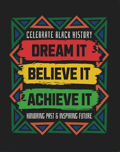Black history month T-Shirt design template by Renato Gimenes - Kittl