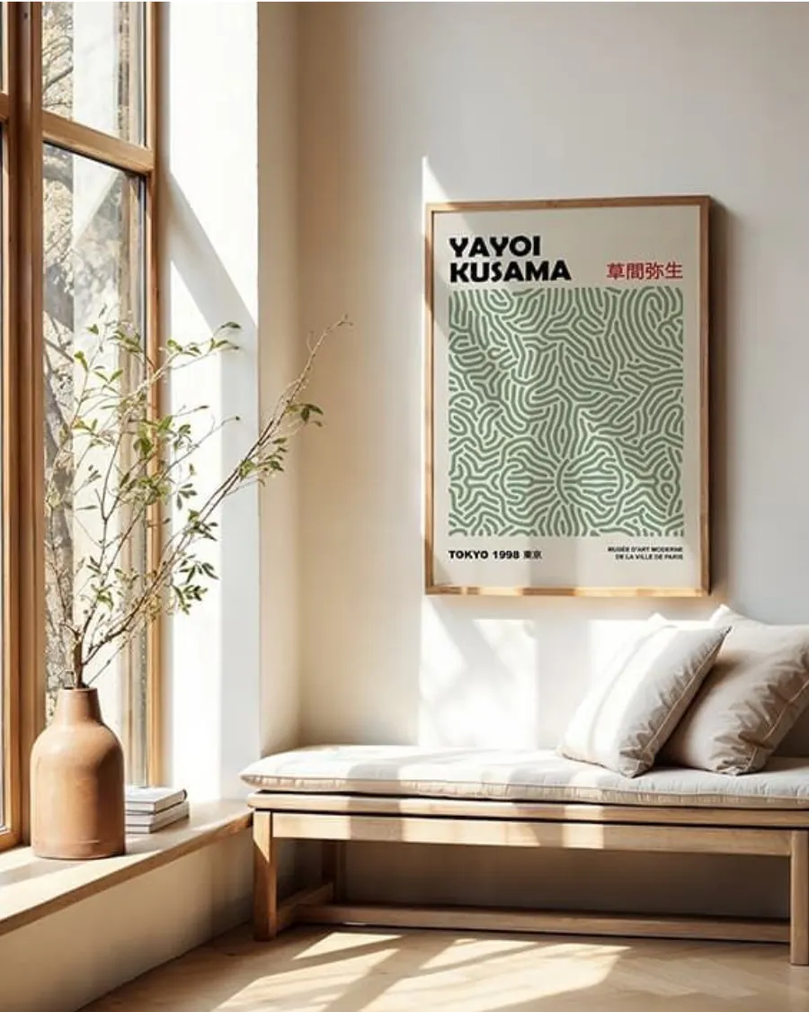 Japandi style art example