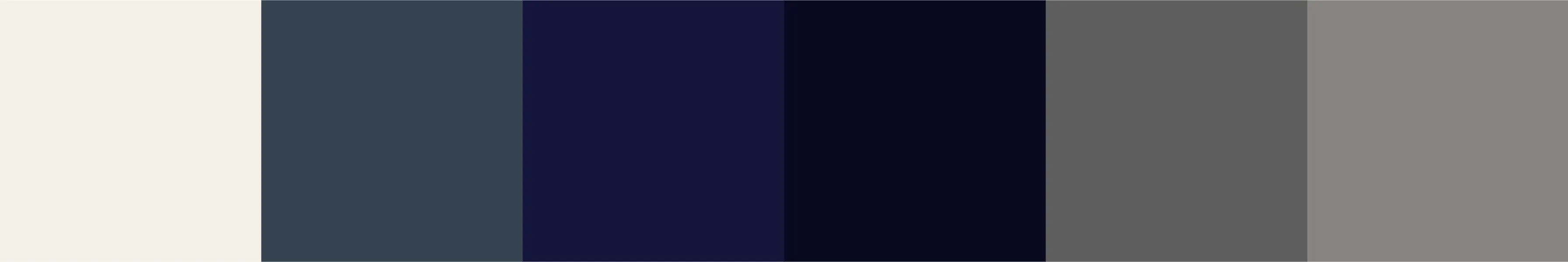 Japandi color palette of dark neutrals