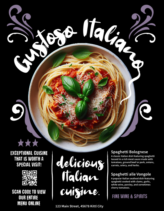 Italian Cuisine by Kim René’