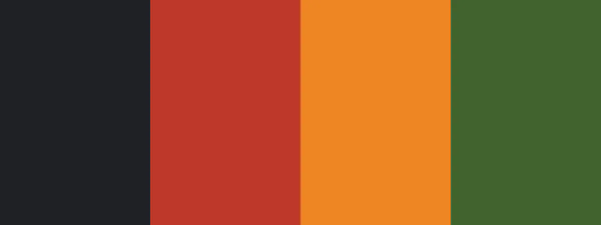 Black, red, green, and yellow often used in the celebration of black history month - Kittl