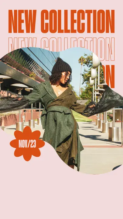 new collection Custom Instagram Reel Cover Design for fashion and clothing business - Kittl