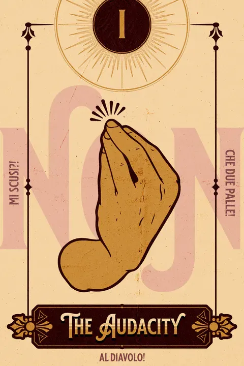 Sassy Tarot card set for swearing, the audacity card design template by Anna Ditmer – Kittl