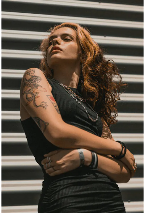 Japanese Style Tattoo on a woman's arm