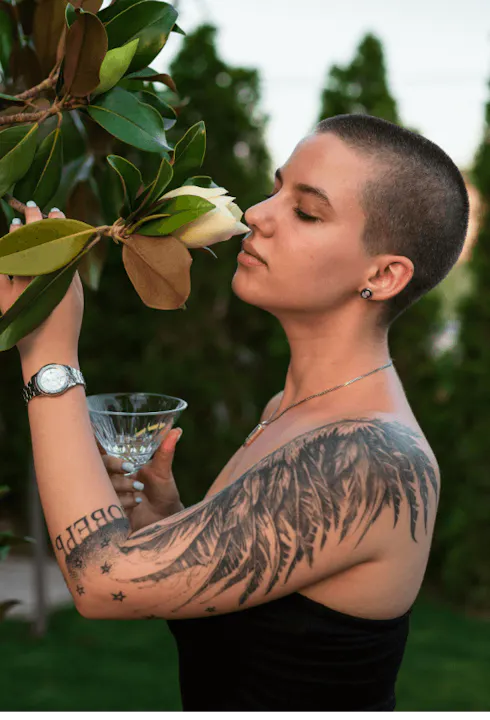 Black and Grey tattoo style