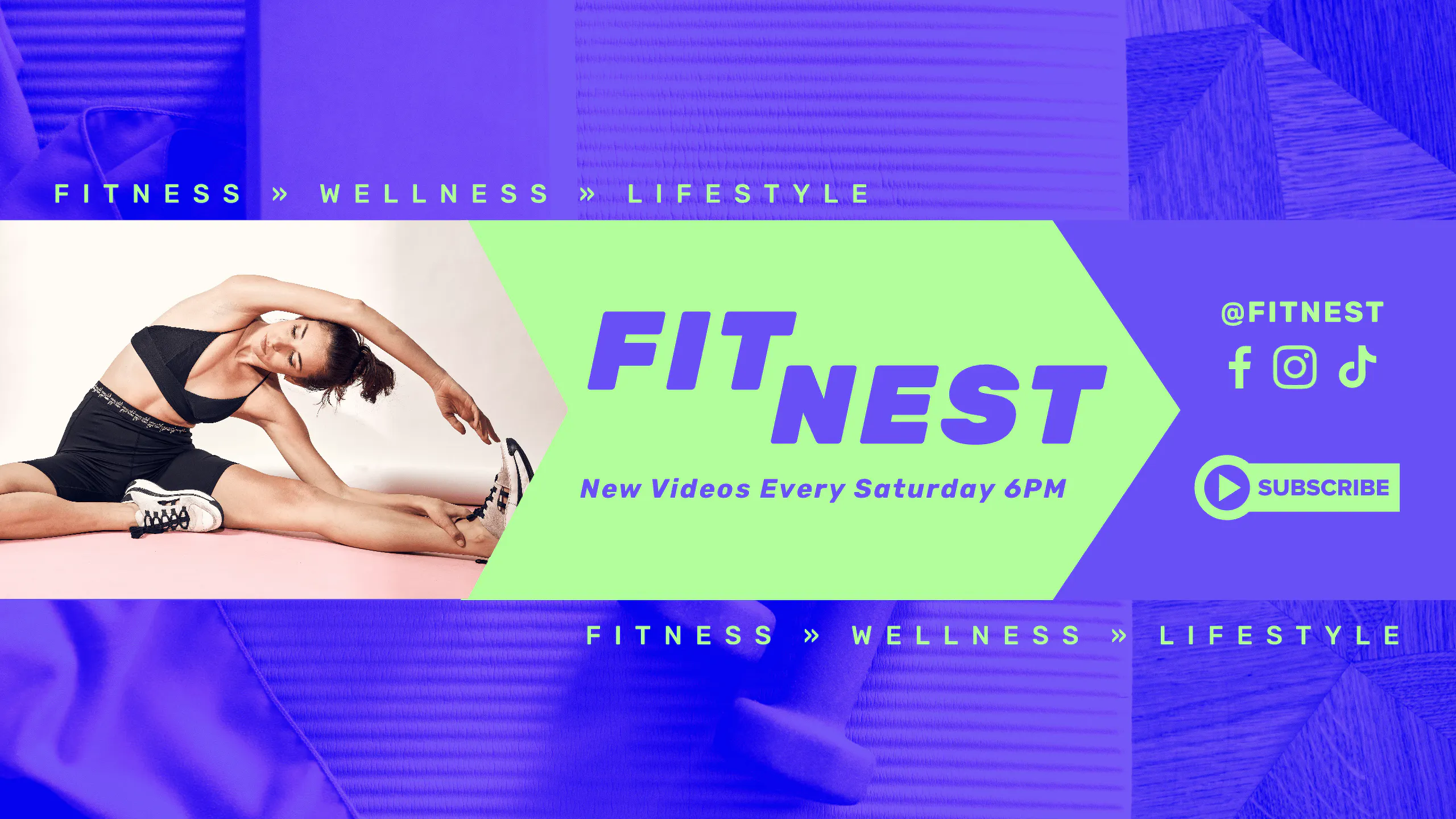 Fit Nest - Fitness Youtube Banner