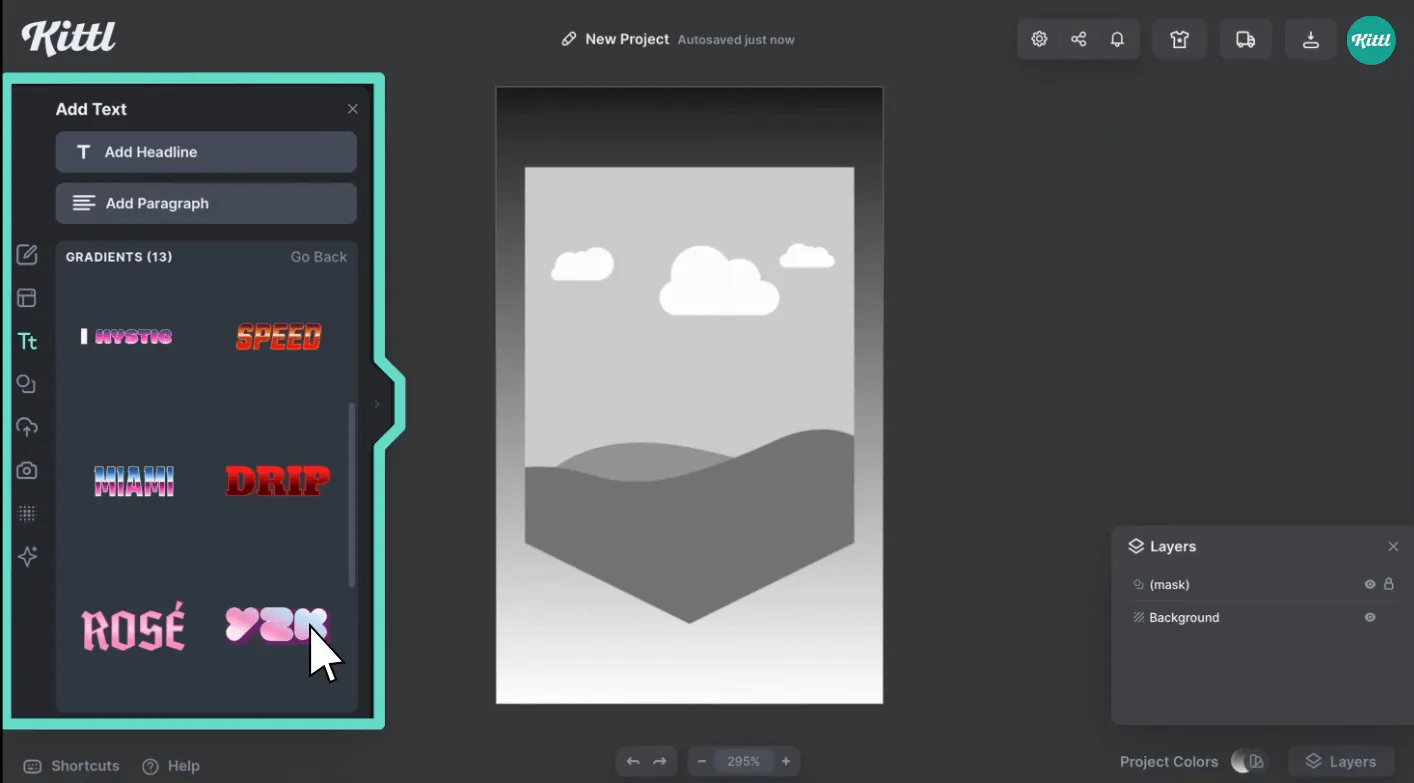k-pop photocards maker tutorial-step 2