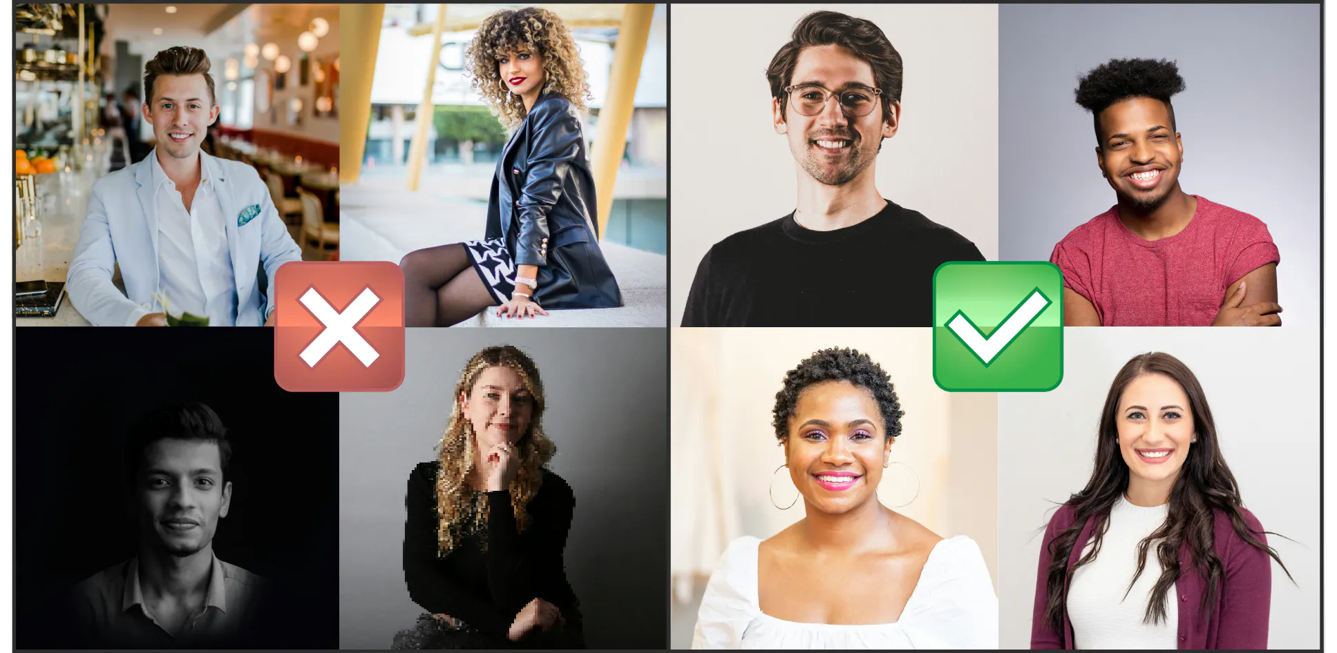 Profile picture tips for resumes