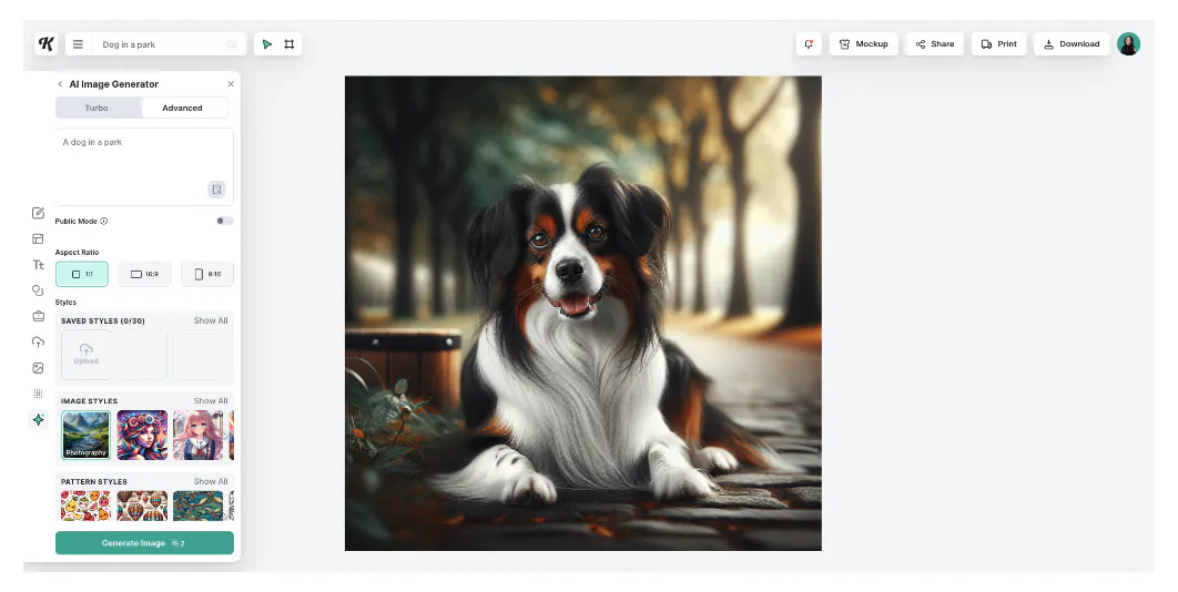 Simple AI prompt example
