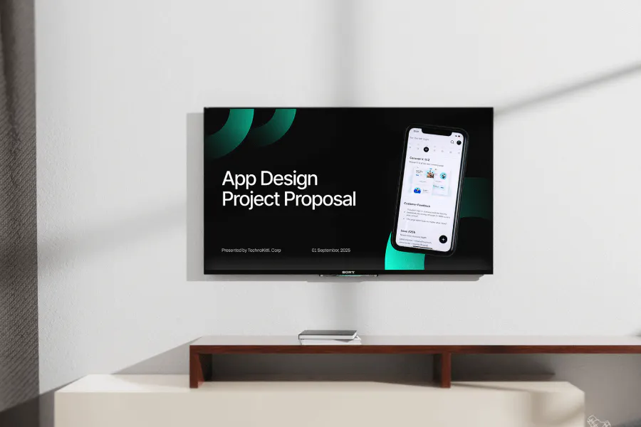 Color contrast in slides - Kittl