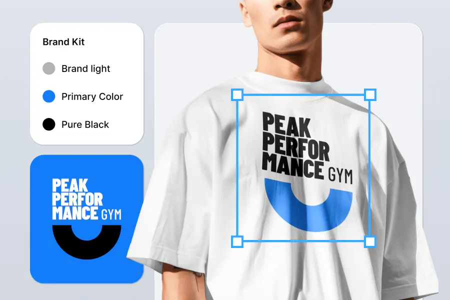 Color palette on mockup kittl integration