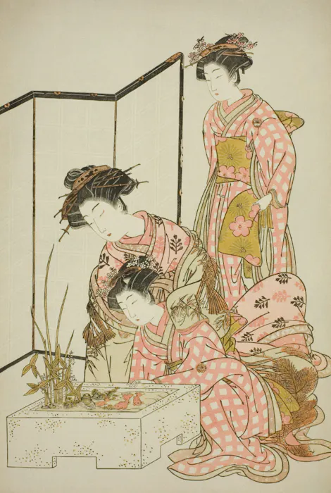 Ukiyo-e style art