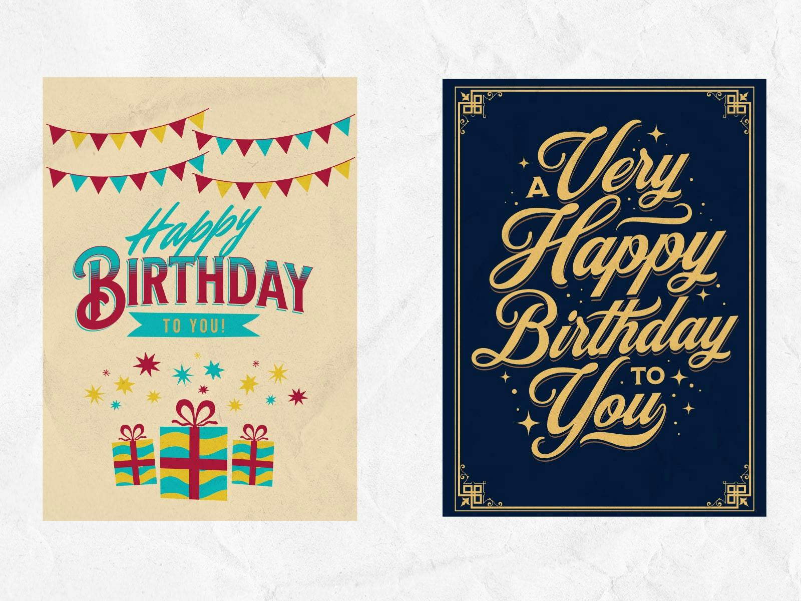 b day cards