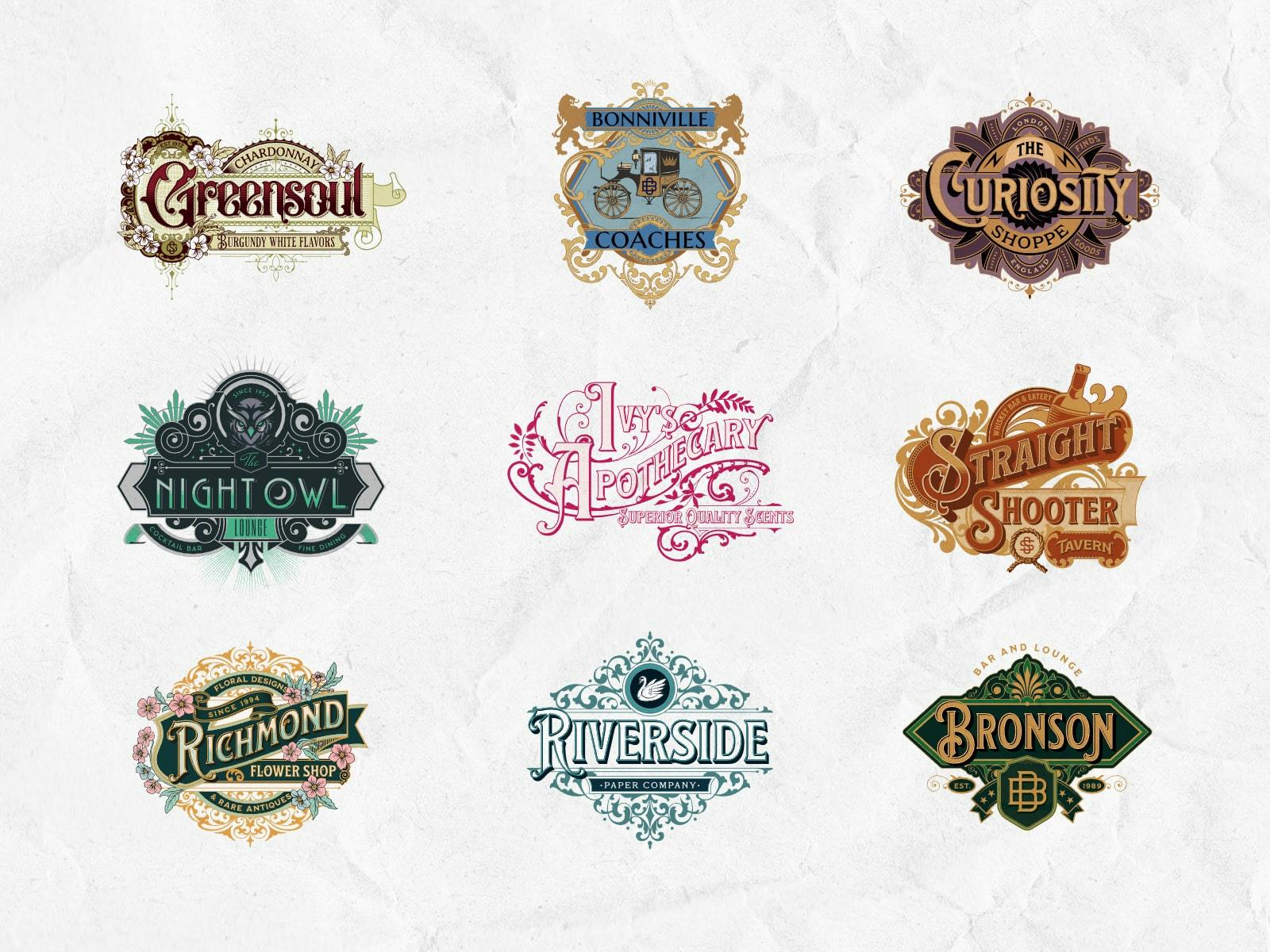 Free and customizable vintage templates