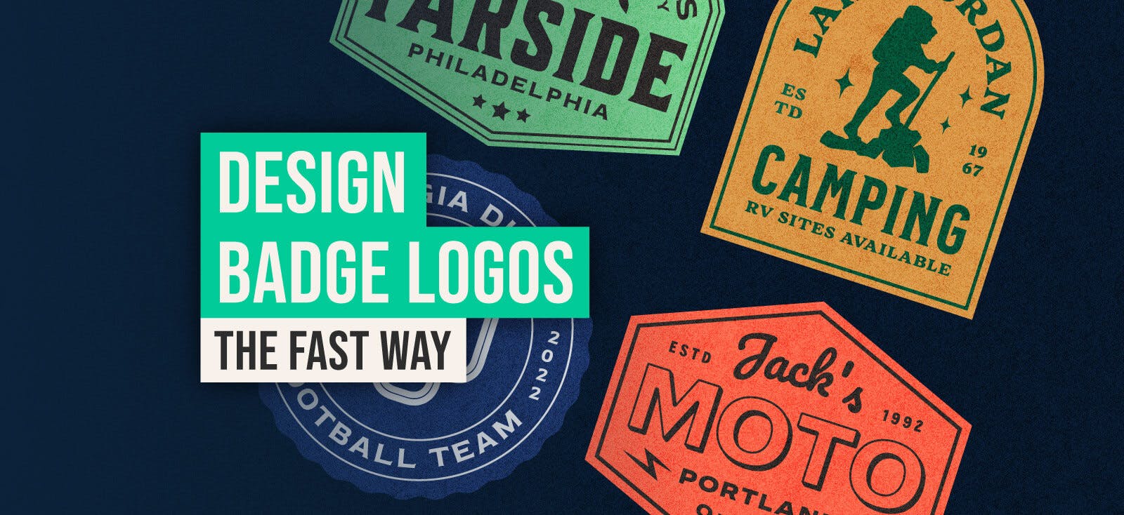 retro logo design tutorial