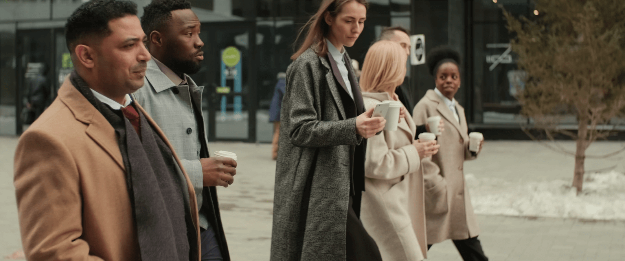 people on the street