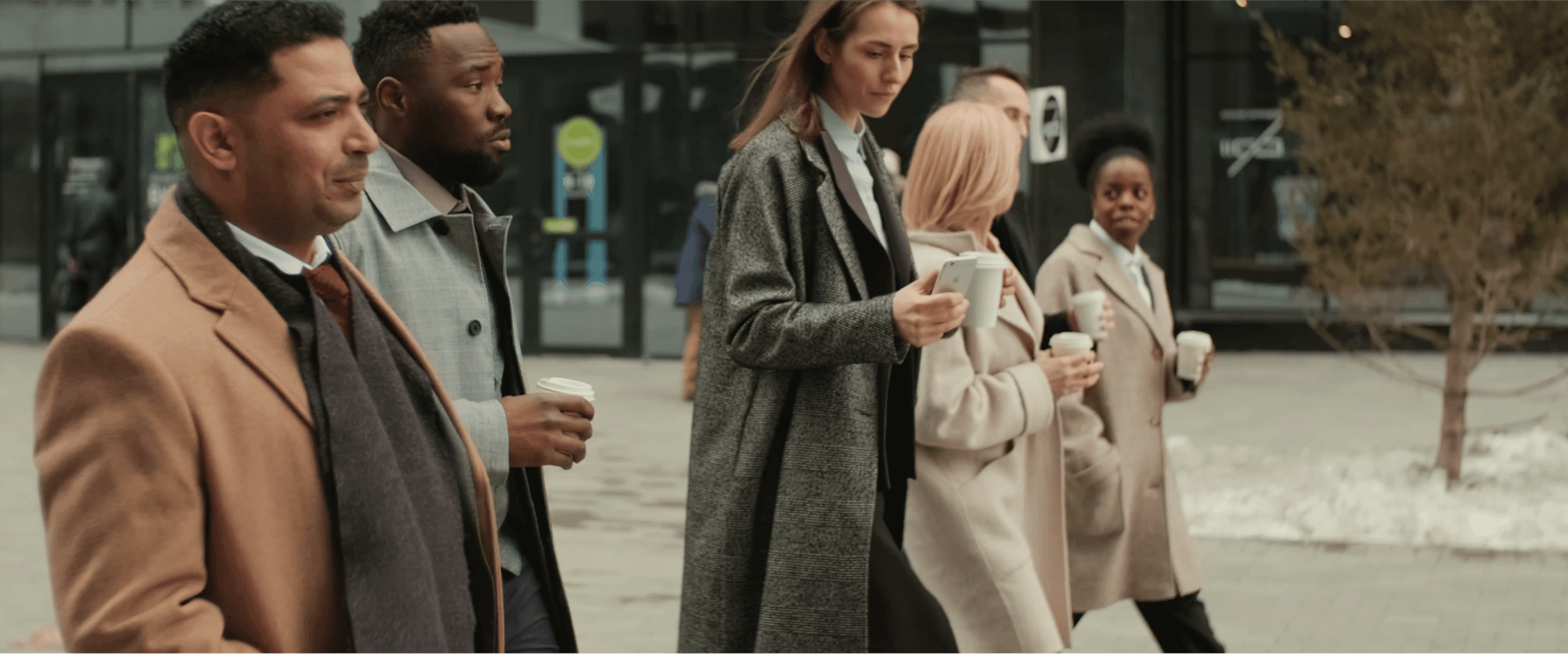 people on the street