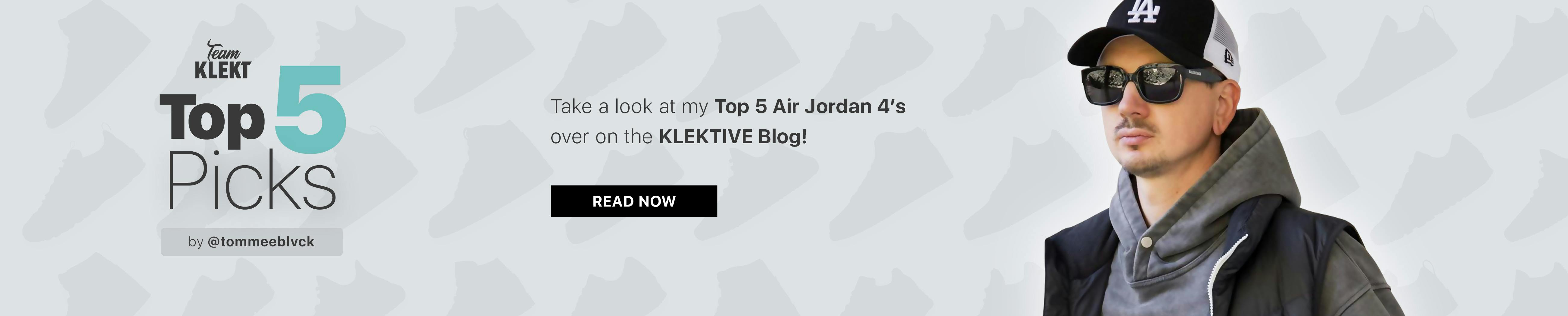 @tommeeblvck Nike Air Jordan 4 Blog KLEKT KLEKTIVE Hype Style