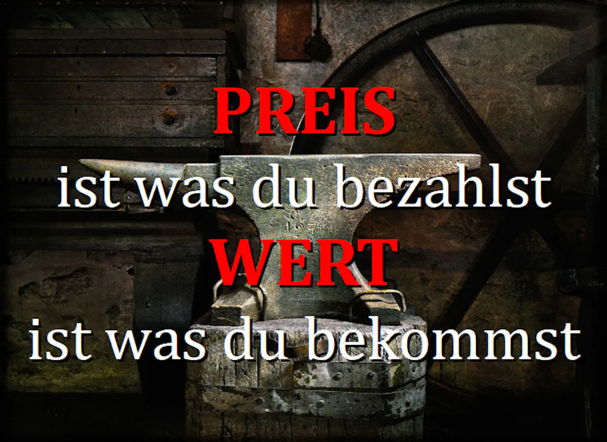 Preis der Qualität