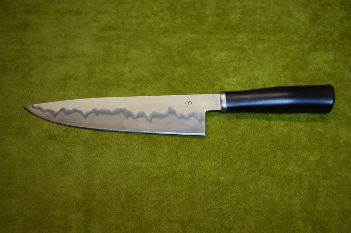 Messerschmiede Mayr - Kochmesser Ebenholz