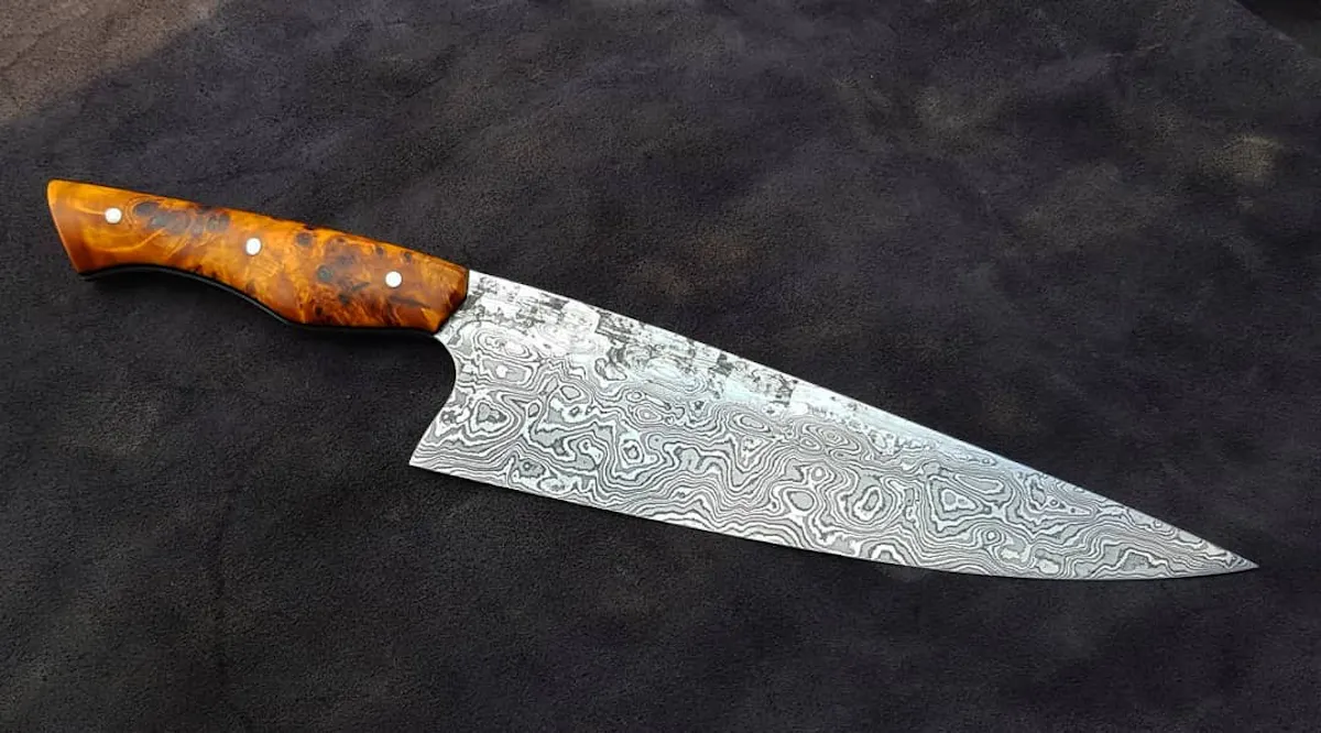 Martin Huber - Chefmesser 100 Lagen Damast